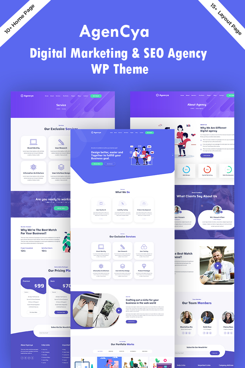 Agencya - Digital Marketing & SEO Agency WordPress Theme