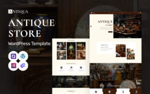 Antiqua - Antique Collectibles And Curiosities WordPress Elementor Theme WordPress Theme