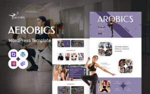 Aroobix - Aerobics, Fitness Studio And Zumba Studio WordPress Elementor Theme WordPress Theme