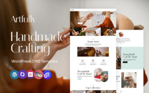 Artfully - Handmade And Crafting Multipurpose WordPress Elementor Theme WordPress Theme