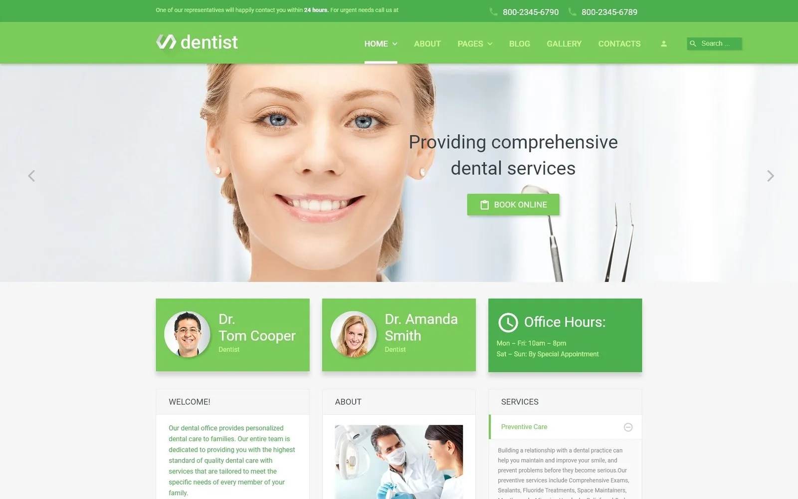 Dentist responsive Joomla Template Dentist responsive Joomla Template
