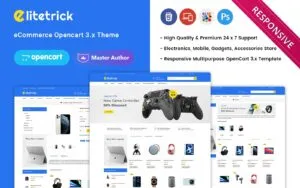 Elitetrick - Electronics Ecommerce Store Opencart OpenCart Template Elitetrick - Electronics Ecommerce Store Opencart OpenCart Template