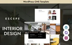 "Escepe" WordPress Theme for Interior Studios "Escepe" WordPress Theme for Interior Studios