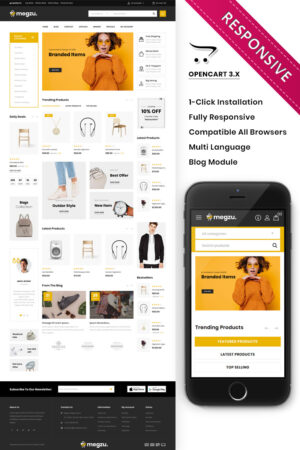 Megzu - The Mega Store Responsive Premium OpenCart Template