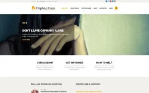 Orphanage Donations Joomla Template Orphanage Donations Joomla Template