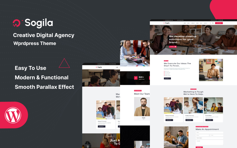 Sogila - Creative Digital Agency Wordpress Theme WordPress Theme Sogila - Creative Digital Agency Wordpress Theme WordPress Theme