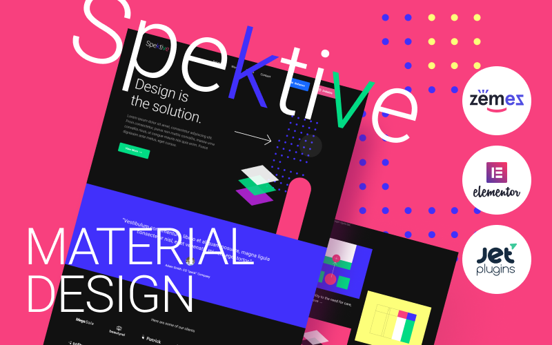 Spektive - Legible And Neat Material Design WordPress Theme Spektive - Legible And Neat Material Design WordPress Theme