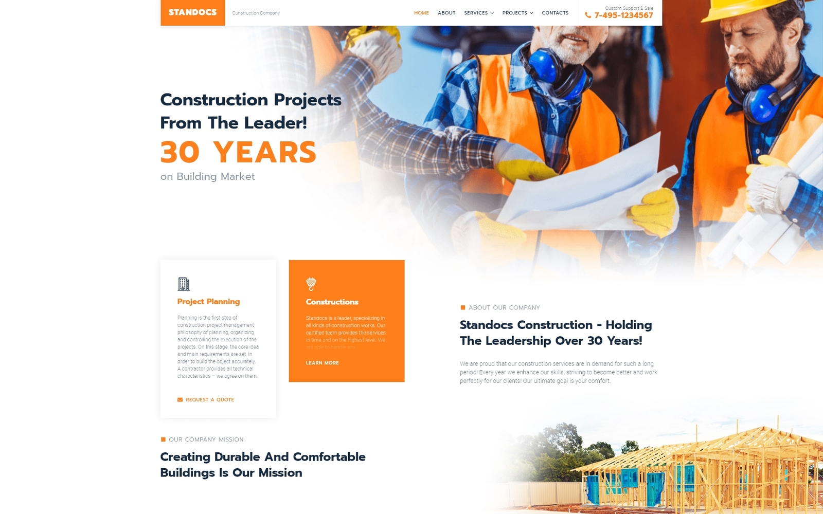 Standocs - Construction Company WordPress Elementor Theme WordPress Theme Standocs - Construction Company WordPress Elementor Theme WordPress Theme
