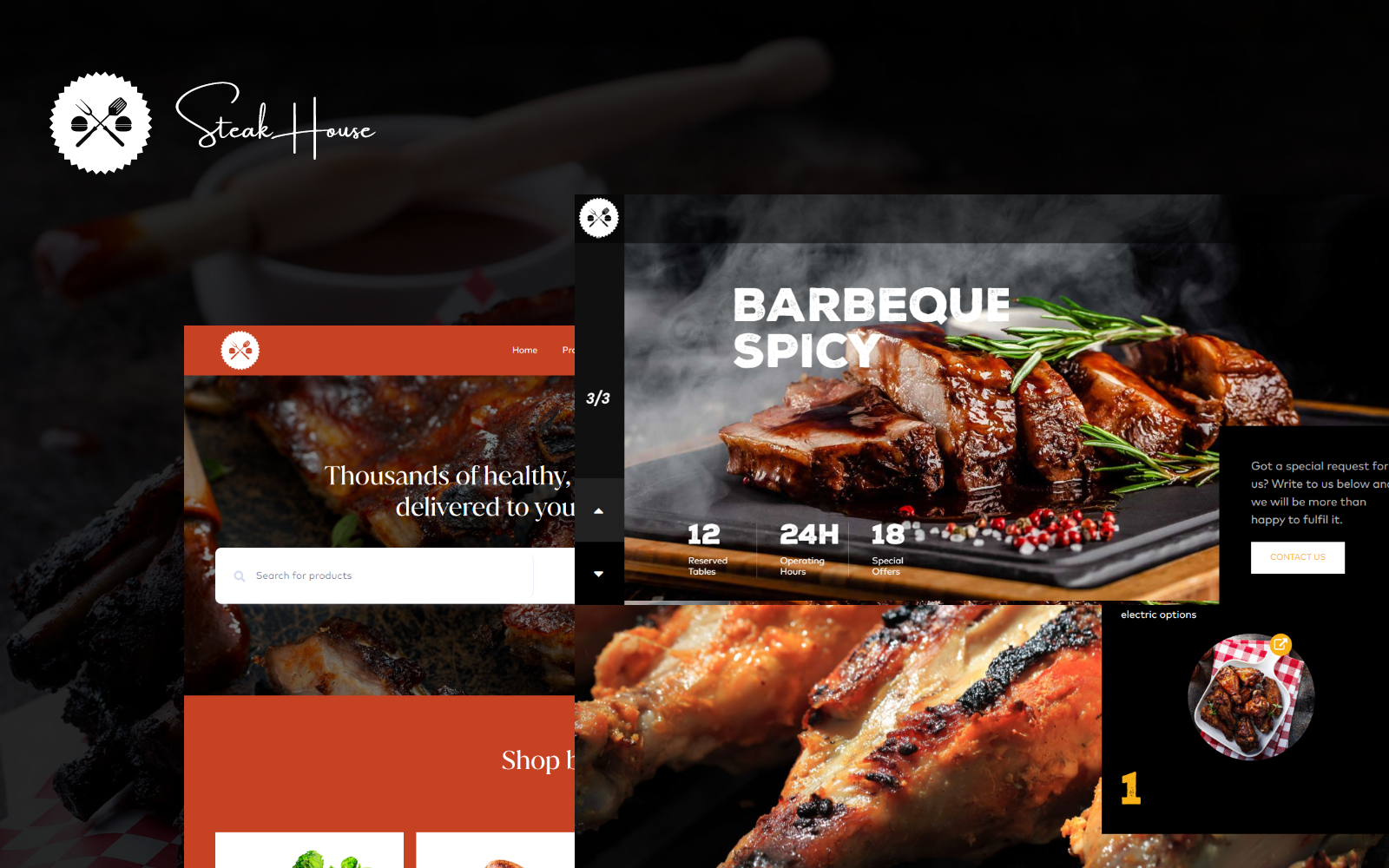Steakhouse Restaurant Bakery Hotel Booking and Woocommerce Theme WordPress Theme Steakhouse Restaurant Bakery Hotel Booking and Woocommerce Theme WordPress Theme
