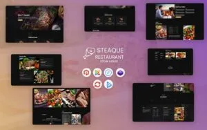 Steaque - Steak House / BBQ Restaurant Joomla 4 and Joomla 5 Template Joomla Template Steaque - Steak House / BBQ Restaurant Joomla 4 and Joomla 5 Template Joomla Template