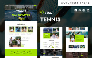 Teniz - Tennis Club & Training Academy WordPress Elementor Theme WordPress Theme
