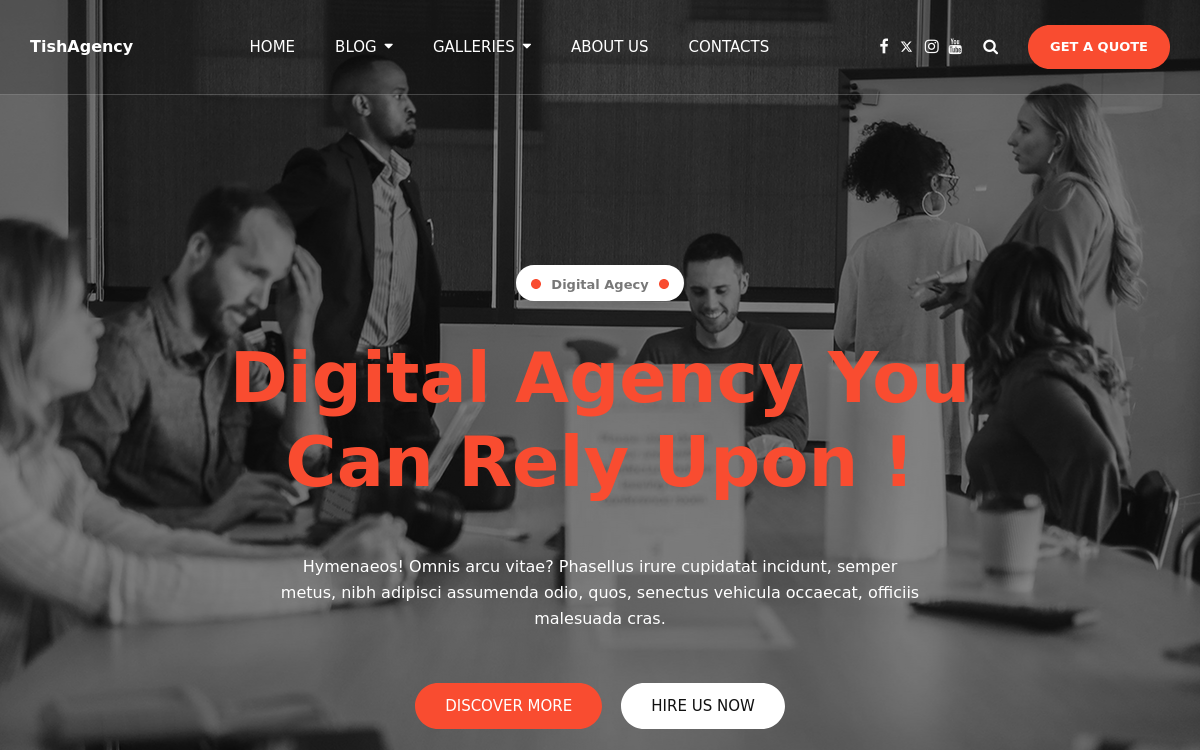 TishAgency – Digital Agency WordPress Theme TishAgency – Digital Agency WordPress Theme
