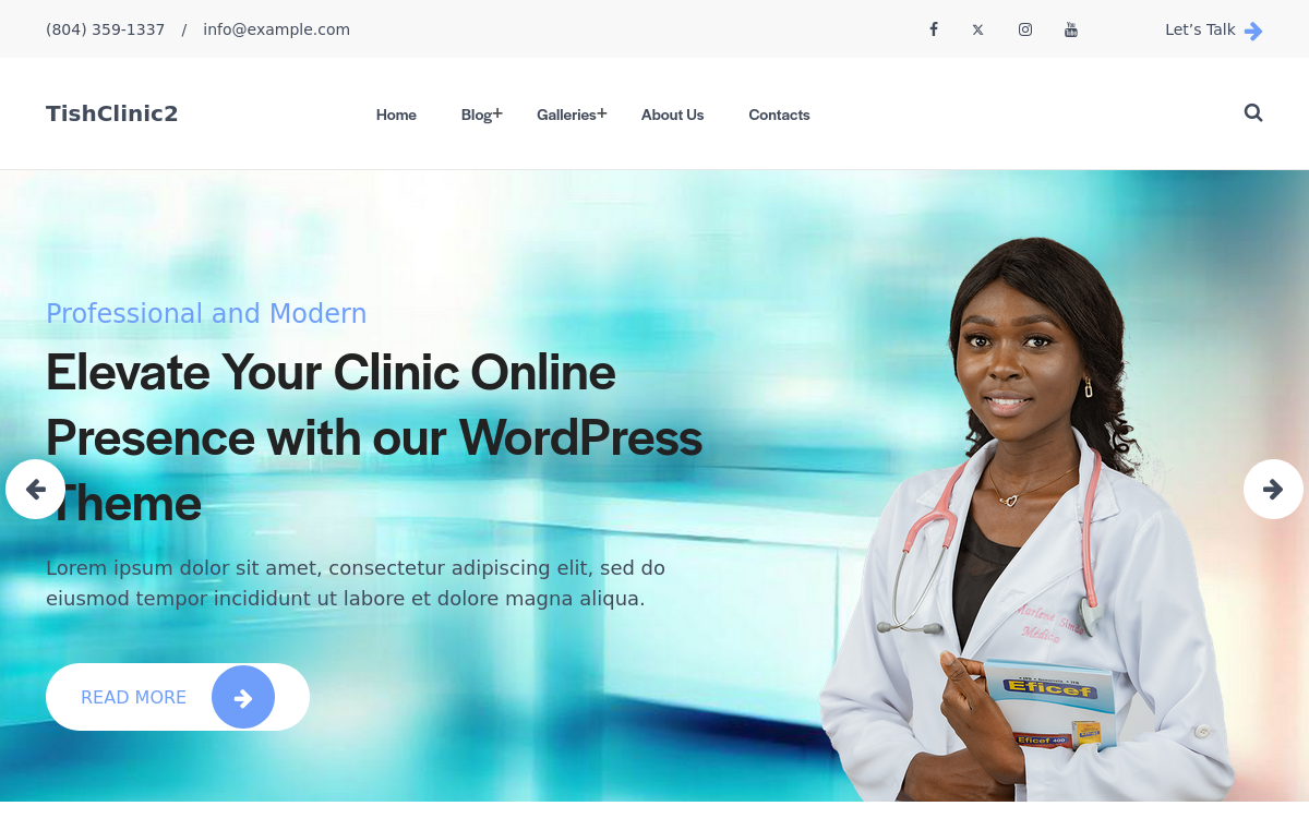 TishClinic2 – Medical Clinic WordPress Theme TishClinic2 – Medical Clinic WordPress Theme