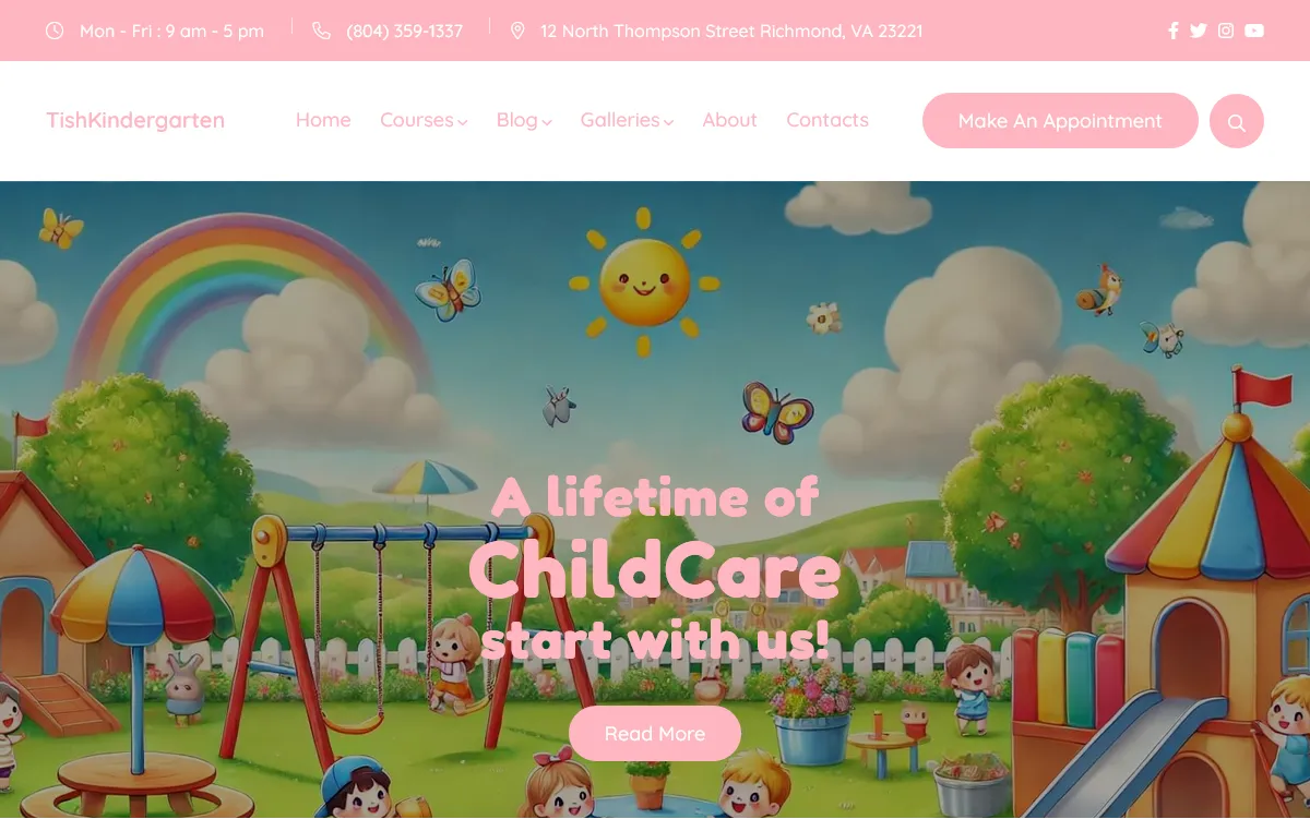 TishKindergarten - Kindergarten and Preschool WordPress Theme TishKindergarten - Kindergarten and Preschool WordPress Theme