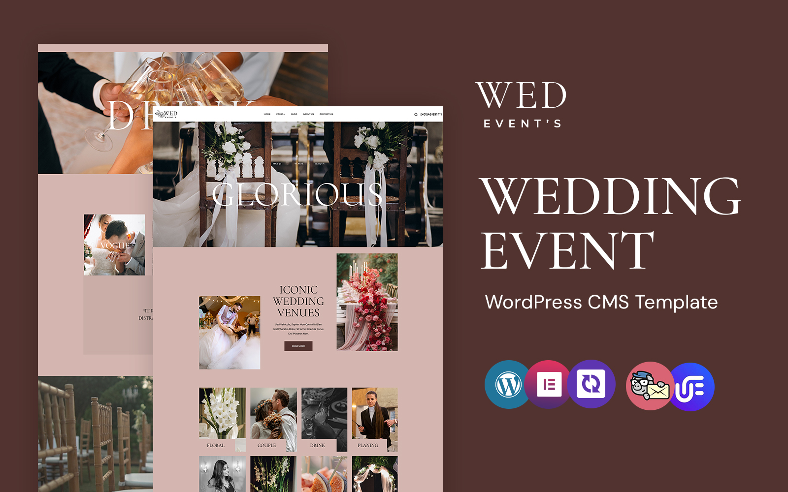 Wed - Event Planner And Management WordPress Elementor Theme WordPress Theme Wed - Event Planner And Management WordPress Elementor Theme WordPress Theme
