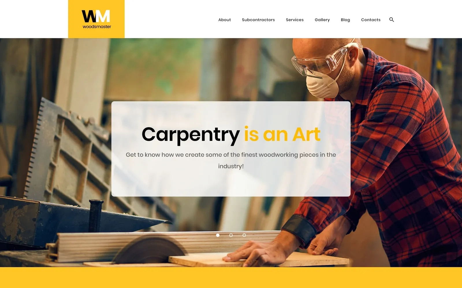 Woodsmaster - Carpenter & Handyman WordPress Theme Woodsmaster - Carpenter & Handyman WordPress Theme