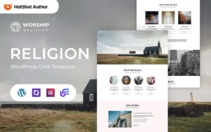 Worship - Religion WordPress Elementor Theme WordPress Theme