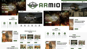 Armio - Military Department HTML5 Template Website Template