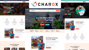 Charox - Charity And Donation HTML5 Template Website Template