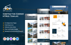 CN Construction Website HTML Template Website Template