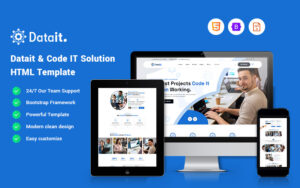 Datait - Code IT Solution Website Template Datait - Code IT Solution Website Template