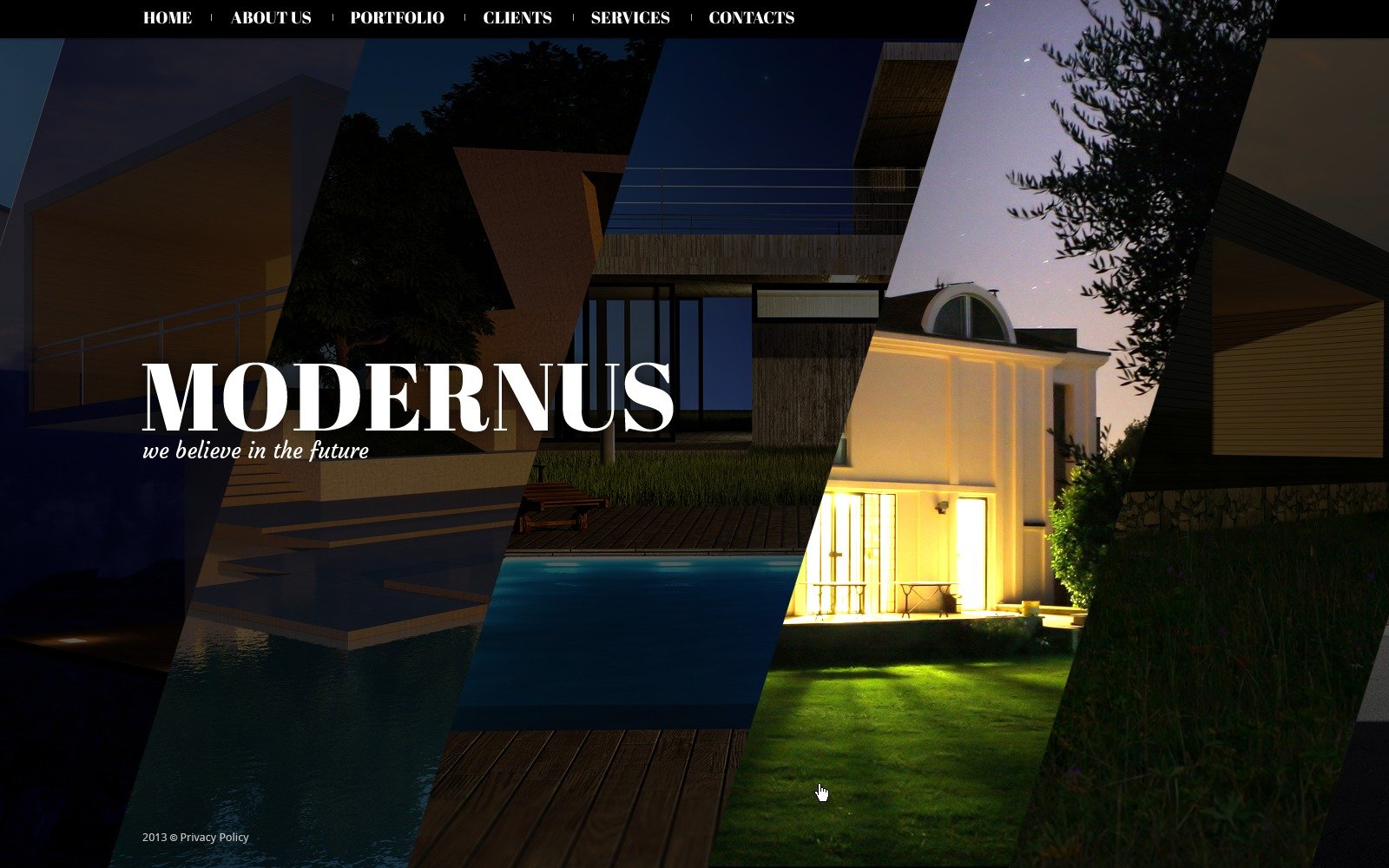 Free Cement Website Template