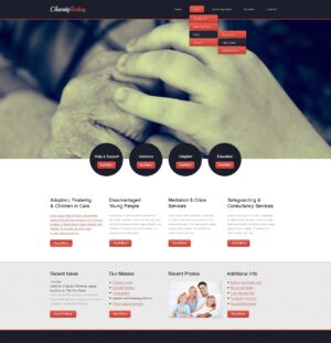 Free Child Charity Responsive Website Template