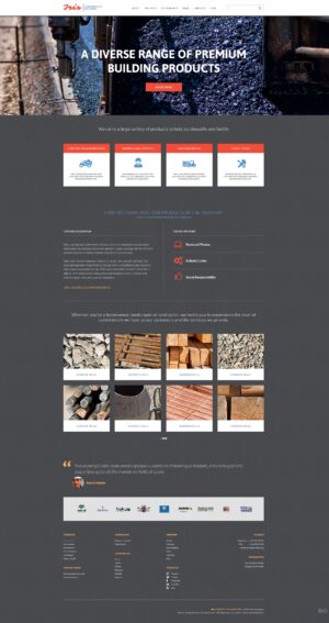 Free Concrete Company Responsive Website Template