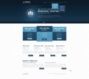 Free Hosting Provider Services Website Template Free Hosting Provider Services Website Template