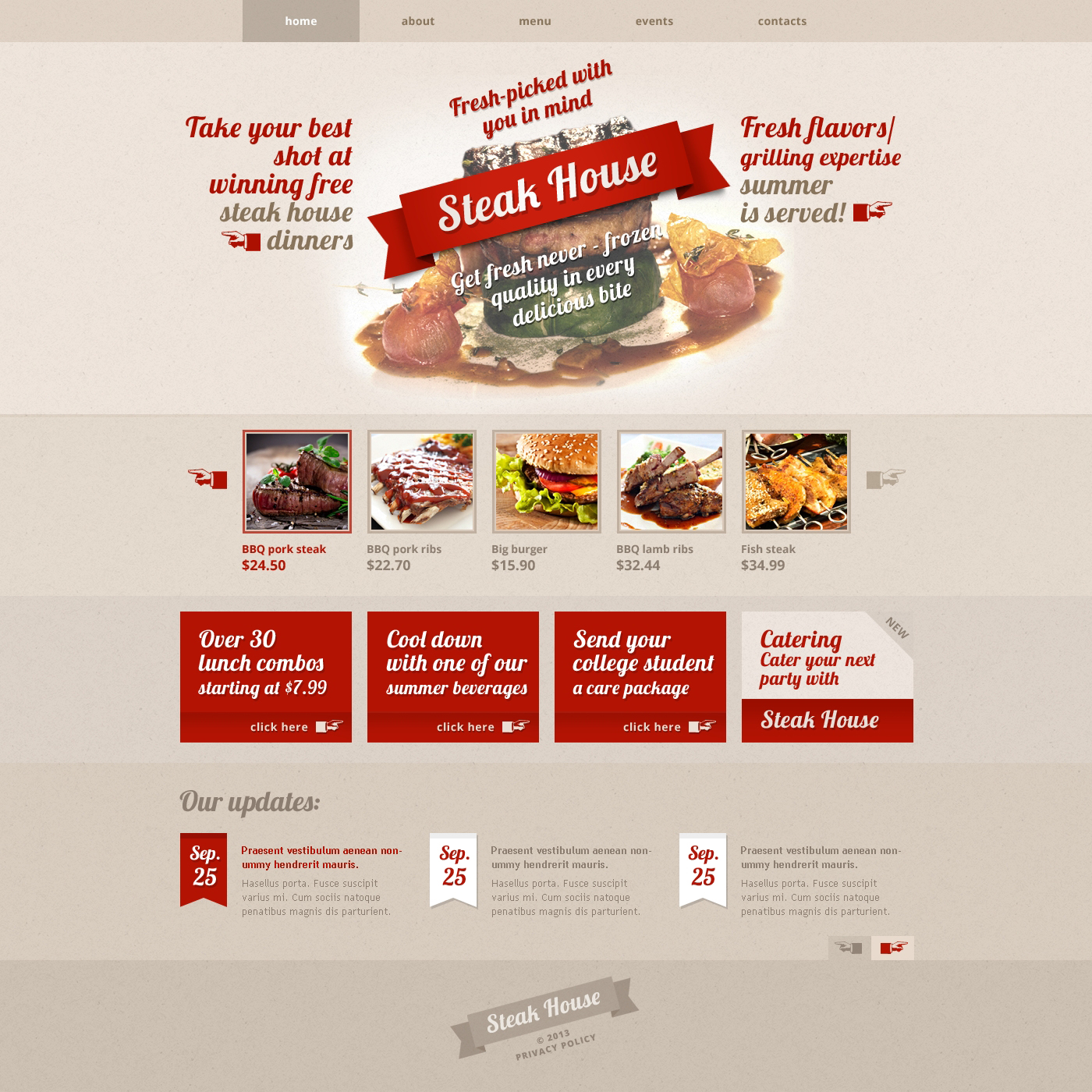 Free Steakhouse Responsive Website Theme Website Template Free Steakhouse Responsive Website Theme Website Template