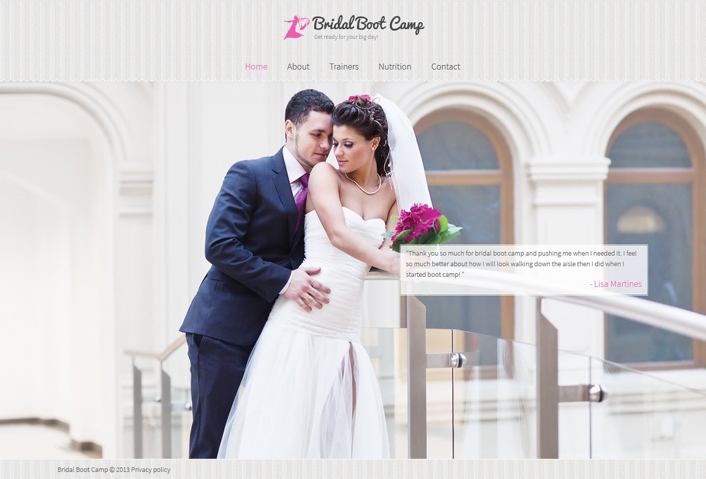 Free Wedding Website Template