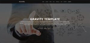 Gravity - Multi-Purpose HTML Template Website Template