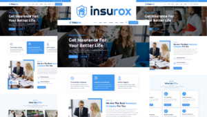 Insurox - Insurance Company HTML5 Template Website Template