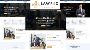 Lawrez - Lawyers Attorneys and Law Firm HTML5 Template Website Template