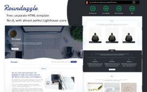 Roundazzle - Free corporate HTML template. Website Template Roundazzle - Free corporate HTML template. Website Template