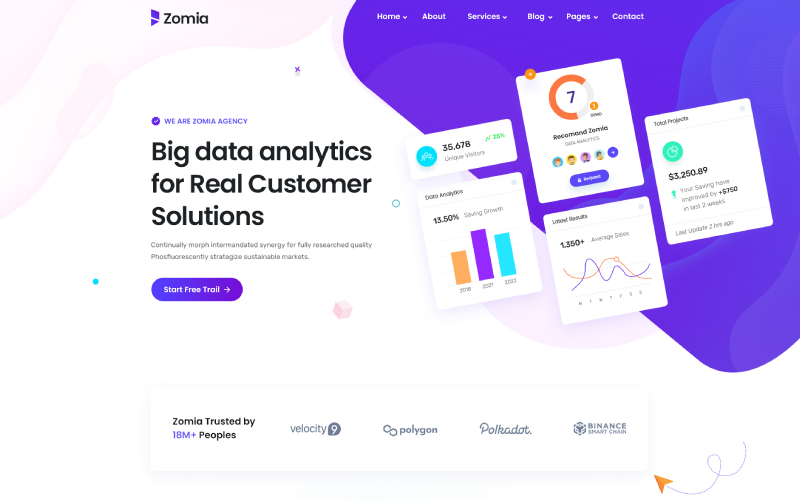 Zomia Data Analytics HTML5 Template Website Template Zomia Data Analytics HTML5 Template Website Template