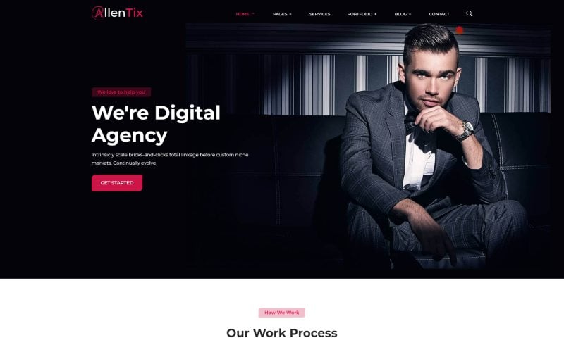 Allentix Business & Digital Agency HTML5 Template Website Template Allentix Business & Digital Agency HTML5 Template Website Template