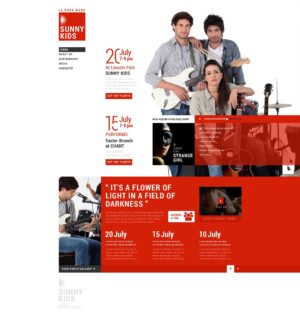 Music Band Responsive Website Template