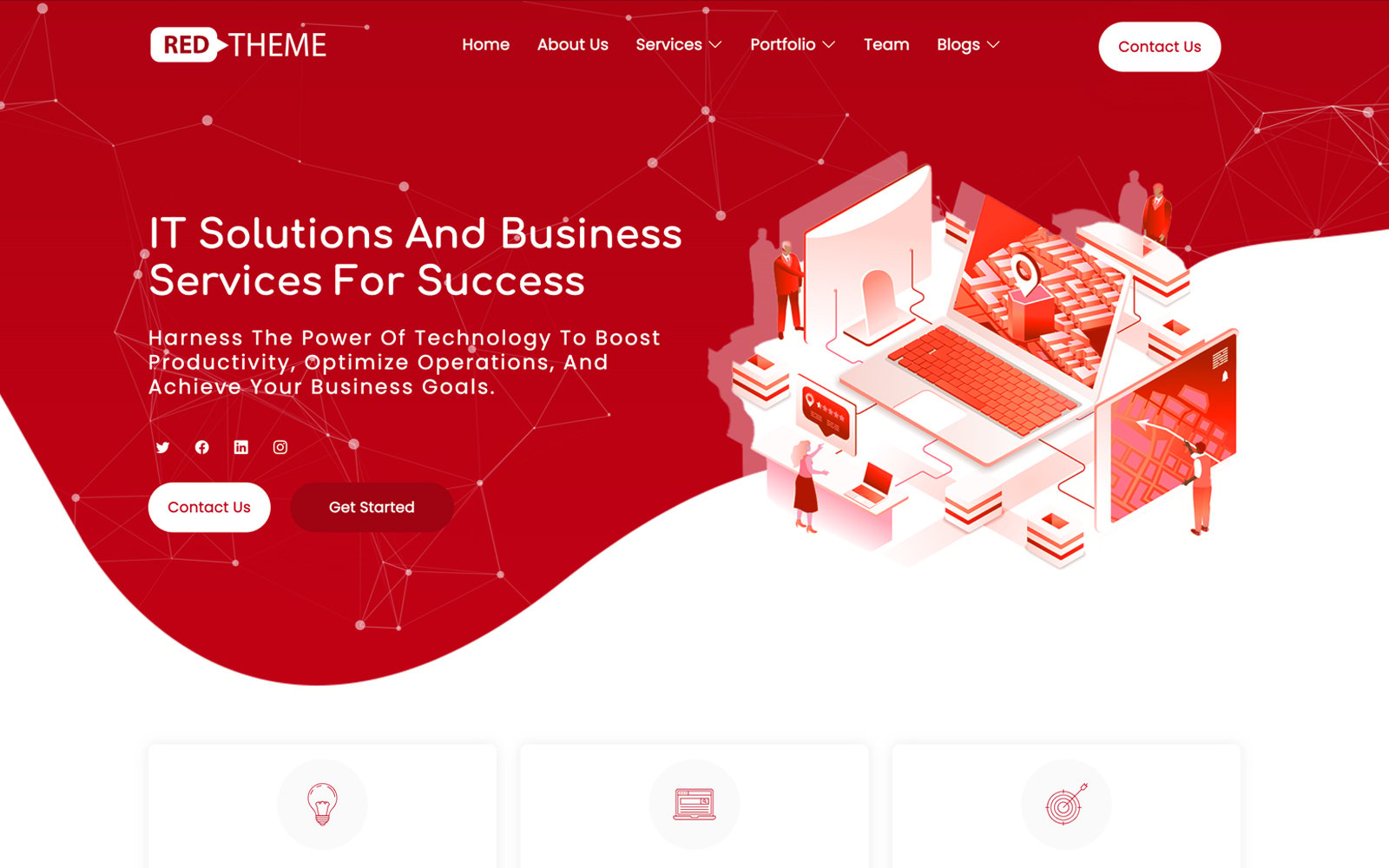 RedTheme - IT Solutions & Business Services Multipurpose HTML5 Website Template RedTheme - IT Solutions & Business Services Multipurpose HTML5 Website Template