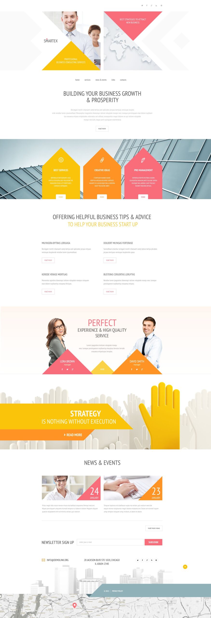 Smartex Website Template Smartex Website Template