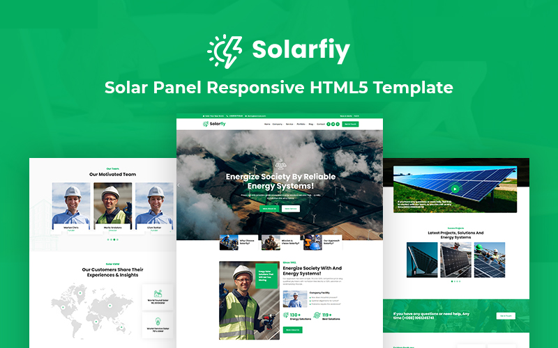Solarfiy - Solar Panel Responsive HTML5 Website Template Solarfiy - Solar Panel Responsive HTML5 Website Template