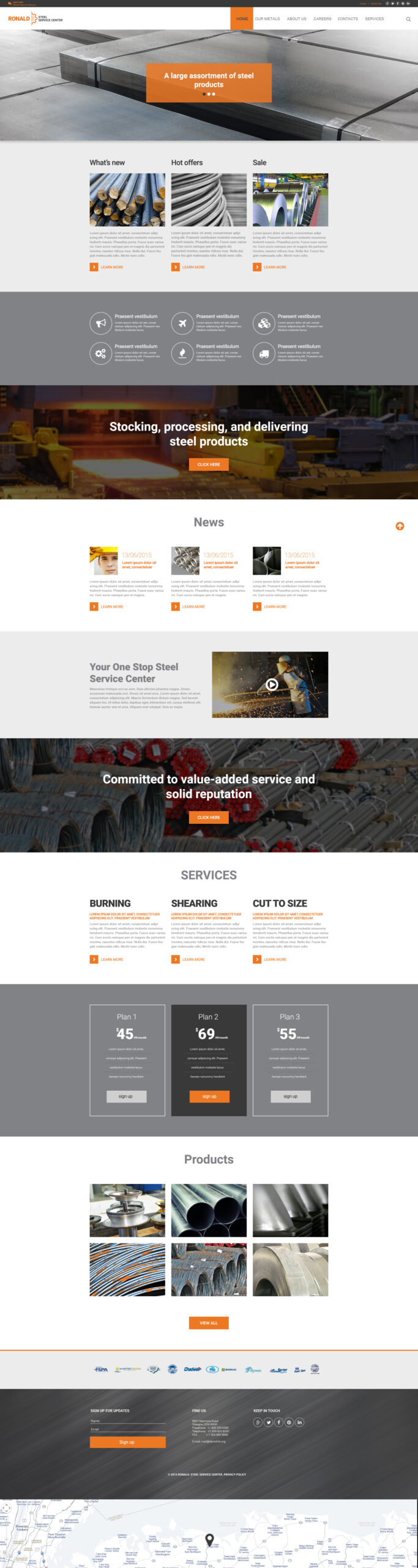 Steelworks Responsive Website Template
