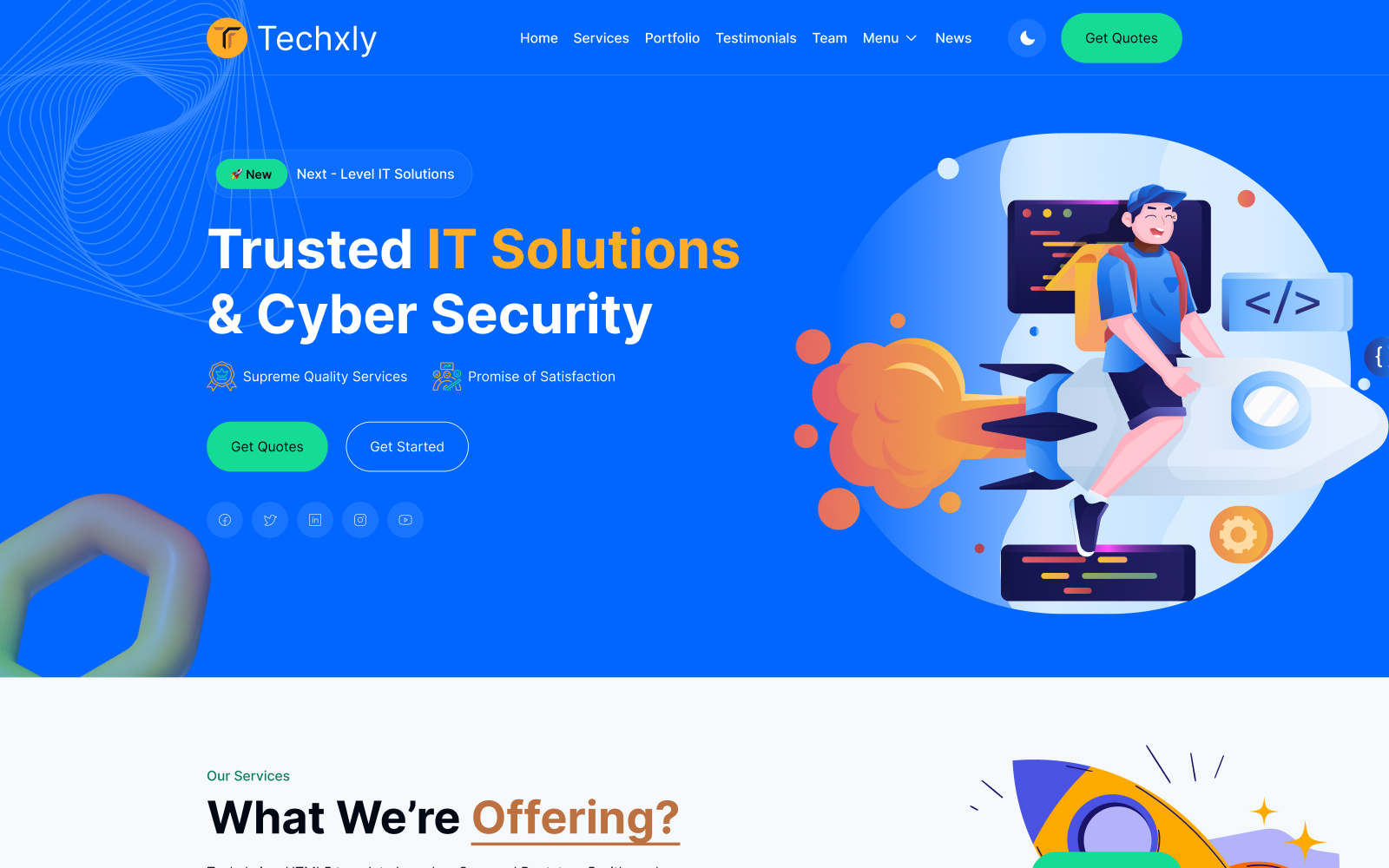 Techxly | IT Solutions & Business Services Multipurpose Responsive Website Template Techxly | IT Solutions & Business Services Multipurpose Responsive Website Template