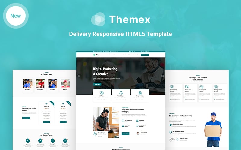 Themex - Delivery Responsive HTML5 Website Template Themex - Delivery Responsive HTML5 Website Template
