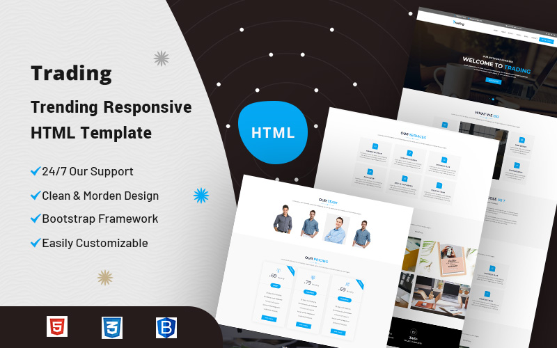 Treding – Trending Responsive Website Template Treding – Trending Responsive Website Template