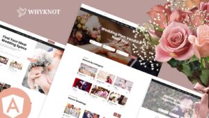 Whyknot Wedding Events And Wedding Planner Angular Template Website Template