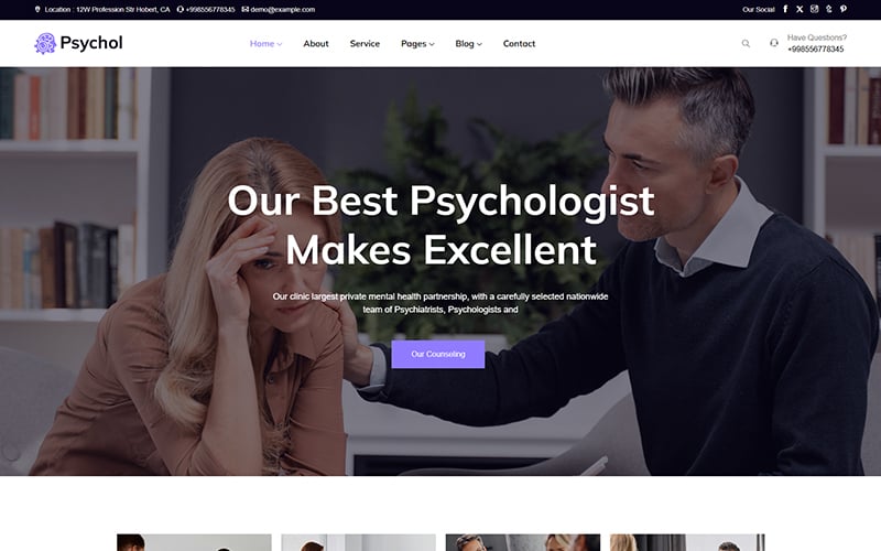 Psychol - Psychology And Counseling Responsive WordPress Theme Psychol - Psychology And Counseling Responsive WordPress Theme