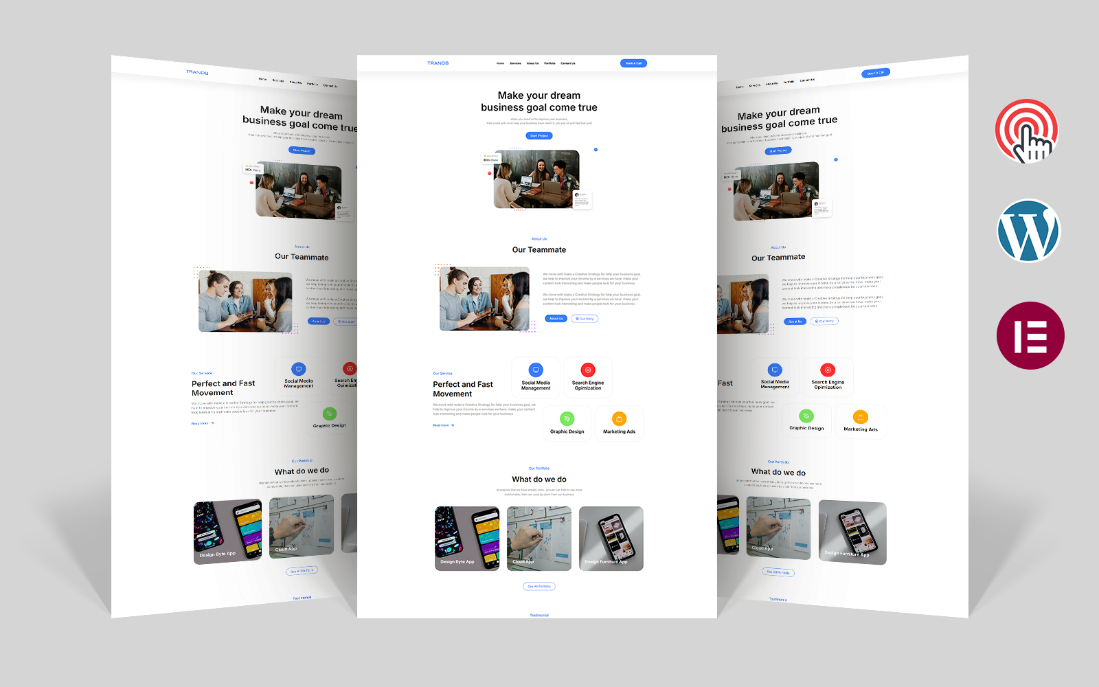 Trandb - Creative Agency Elementor WordPress Theme