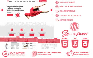 Viben - Dance Shool & Dance Studio WordPress Theme