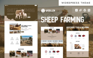 Woollen - Organic Sheep Farming & Wool WooCommerce Elementor Theme WordPress Theme